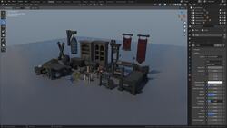 Blender to Unreal Engine - Become a Dungeon Prop Artist - Setting Up Cameras and Clipping Instructional Video