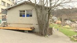 CLEAN : Images of the squat in Switzerland where abducted French girl was found News Clip