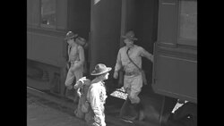 During Great Depression, members of Ohio National Guard arrive in Youngstown, OH, to maintain order in strike by steelworkers News Clip