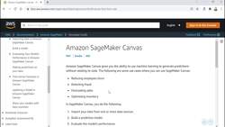 No-Code Machine Learning Using Amazon AWS SageMaker Canvas - Getting Help on SageMaker Canvas Instructional Video