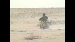 Soldiers of the Royal Irish Hussars at a Saudi desert outpost News Clip