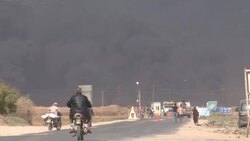 CLEAN : Kurdish forces fill skies with smoke as Turkey presses offensive News Clip