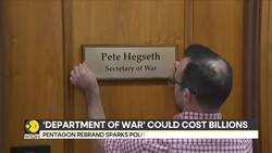 President Trump's Rename Plan Carries $1BN Price Tag News Clip