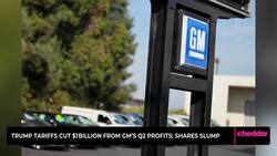 Trump Tariffs Cut $1 Billion from GM’s Q2 Profits; Shares Slump News Clip