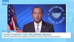 HHS Secretary Azar Advocates For Masks To 'Avoid Further Shutdowns' News Clip