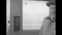 At Idlewild Airport in NY City, new mechanical docking system for passenger airplanes that keeps passengers and luggage dry News Clip