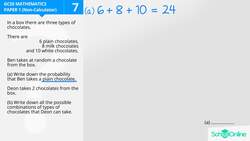 GCSE Secondary Maths Age 13-17 - Probability & Statistics: Probability - Explained Instructional Video