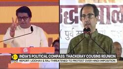 India: Uddhav & Raj Thackrey reunite for Grand Marathi Unity rally News Clip