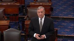 Senator Durbin defends Feinstein for delaying release of Kavanaugh accusation Stock Footage