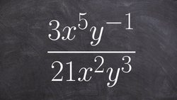 Applying the quotient rule to simplify a rational expression Instructional Video