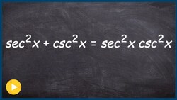Prove an identity be creating and adding fractions Instructional Video