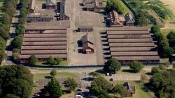 UK: Napier Barracks in Folkestone. News Clip
