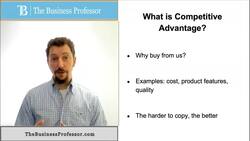 Marketing - What is Competitive Advantage Instructional Video