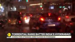 Hyderabad floods: Hyderabad torrential rains triggers flood fury News Clip