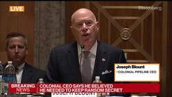 Colonial CEO Says Paying Ransom Is a Company Decision News Clip