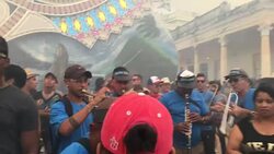 'Las Parrandas de Remedios, Cuba (Also in English: Christmas Traditional Festival) Stock Footage