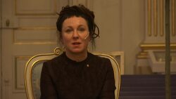 Nobel literature prize winners speak News Clip