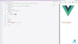 The Complete Vue.js Course for Beginners - If Else Condition Instructional Video