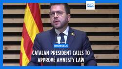 Catalan President calls for political 'responsibility' to approve Spain's amnesty law News Clip
