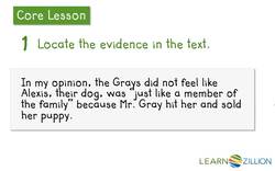 Citing Evidence from the Text Instructional Video