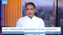 Krispy Kreme Offers Free Glazed Donut If You're Vaccinated News Clip