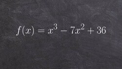 Learn to find the possible real positive & negative zeros from descartes rule of signs Instructional Video