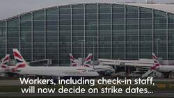 British Airways workers vote to strike in pay dispute News Clip