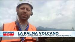 La Palma volcano: Toxic gas fears as lava creeps closer to the sea News Clip