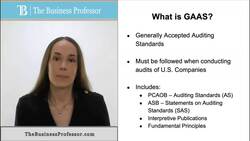 Generally Accepted Auditing Standards (GAAS) Instructional Video