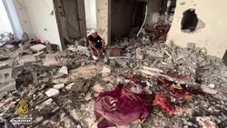 Three-year-old boy sole survivor of Israeli strike that killed family in Gaza City News Clip