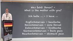 How to Talk About Doctor Visits in German Instructional Video