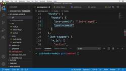Complete Git Guide: Understand and Master Git and GitHub - Adding a Post-Commit Hook Instructional Video