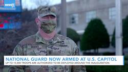 Pentagon Authorizes National Guard Members In D.C. To Carry Weapons News Clip