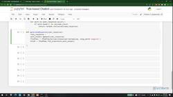 Basics of Chatbots with Machine Learning & Python - Response Generation Instructional Video