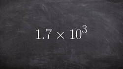 How to write a number from scientific notation as a whole number Instructional Video