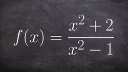 Vertical and Horizontal asymptotes of a rational function Instructional Video