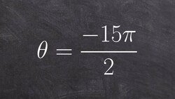 Determine two coterminal angles positive and negative Instructional Video