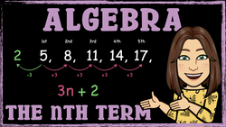 Algebra | The nth Term | Maths with Mrs. B Instructional Video