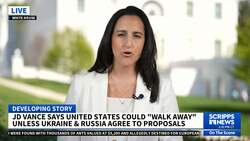 VP Vance says US could 'walk away' unless Ukraine, Russia agree to proposals News Clip