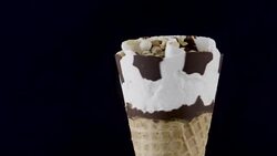 Cone ice cream Stock Footage