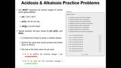Acid-Base Problems for Anatomy & Physiology Instructional Video