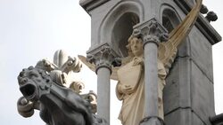 Stockshots of Lille Cathedral, the Basilica of Notre Dame de la Treille News Clip