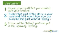 Showing vs. Telling Instructional Video