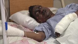 CLEAN : Injured Pakistan fire victims describe jumping from train News Clip