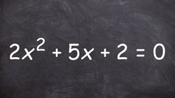 Quadratic Equations | Solve by factoring | Free Math Videos Instructional Video