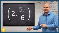 Graph polar point then convert to rectangular Instructional Video