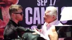 CLEAN : Boxing rivals Canelo and 'GGG' face off ahead of 'Historic fight' News Clip