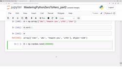 Data Science and Machine Learning (Theory and Projects) A to Z - NumPy for Numerical Data Processing: NumPy ufuncs Speed Test Instructional Video