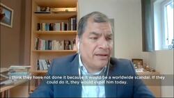 Former Ecuadorian President Warns Assange Faces Immediate Arrest News Clip