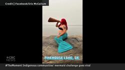 #TheMoment mermaid challenge went viral in Indigenous communities News Clip